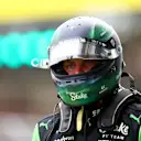 BUDAPEST, HUNGARY - JULY 20: 12th placed qualifier Valtteri Bottas of Finland and Stake F1 Team Kick Sauber walks in the Pitlane during qualifying ahead of the F1 Grand Prix of Hungary at Hungaroring on July 20, 2024 in Budapest, Hungary. (Photo by Bryn Lennon - Formula 1/Formula 1 via Getty Images)