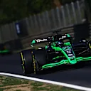 MONZA, ITALY - AUGUST 30: Valtteri Bottas of Finland driving the (77) Kick Sauber C44 Ferrari leads Zhou Guanyu of China driving the (24) Kick Sauber C44 Ferrari on track during practice ahead of the F1 Grand Prix of Italy at Autodromo Nazionale Monza on August 30, 2024 in Monza, Italy. (Photo by Mark Thompson/Getty Images)