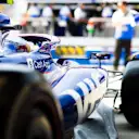 MONZA, ITALY - AUGUST 30: Yuki Tsunoda of Japan and Visa Cash App RB prepares to drive in the garage during practice ahead of the F1 Grand Prix of Italy at Autodromo Nazionale Monza on August 30, 2024 in Monza, Italy. (Photo by Rudy Carezzevoli/Getty Images)