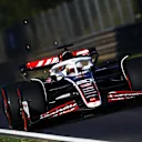 MONZA, ITALY - AUGUST 30: Kevin Magnussen of Denmark driving the (20) Haas F1 VF-24 Ferrari on track during practice ahead of the F1 Grand Prix of Italy at Autodromo Nazionale Monza on August 30, 2024 in Monza, Italy. (Photo by Mark Thompson/Getty Images)