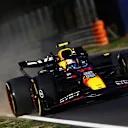 MONZA, ITALY - AUGUST 30: Sergio Perez of Mexico driving the (11) Oracle Red Bull Racing RB20 on track during practice ahead of the F1 Grand Prix of Italy at Autodromo Nazionale Monza on August 30, 2024 in Monza, Italy. (Photo by Mark Thompson/Getty Images)