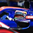 MONZA, ITALY - AUGUST 31: Yuki Tsunoda of Japan and Visa Cash App RB prepares to drive in the garage during qualifying ahead of the F1 Grand Prix of Italy at Autodromo Nazionale Monza on August 31, 2024 in Monza, Italy. (Photo by Rudy Carezzevoli/Getty Images)