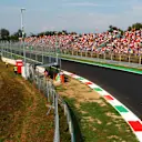 MONZA, ITALY - AUGUST 31: Charles Leclerc of Monaco driving the (16) Ferrari SF-24 on track during qualifying ahead of the F1 Grand Prix of Italy at Autodromo Nazionale Monza on August 31, 2024 in Monza, Italy. (Photo by Peter Fox - Formula 1/Formula 1 via Getty Images)