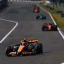 SUZUKA, JAPAN - APRIL 07: Lando Norris of Great Britain driving the (4) McLaren MCL38 Mercedes on track during the F1 Grand Prix of Japan at Suzuka International Racing Course on April 07, 2024 in Suzuka, Japan. (Photo by Bryn Lennon - Formula 1/Formula 1 via Getty Images)