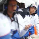 SUZUKA, JAPAN - APRIL 05: Ayumu Iwasa of Japan and Visa Cash App RB looks on from the pitwall during practice ahead of the F1 Grand Prix of Japan at Suzuka International Racing Course on April 05, 2024 in Suzuka, Japan. (Photo by Peter Fox/Getty Images)
