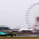 SUZUKA, JAPAN - APRIL 06: Fernando Alonso of Spain driving the (14) Aston Martin AMR24 Mercedes on track during final practice ahead of the F1 Grand Prix of Japan at Suzuka International Racing Course on April 06, 2024 in Suzuka, Japan. (Photo by Bryn Lennon - Formula 1/Formula 1 via Getty Images)