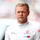 SUZUKA, JAPAN - APRIL 06: 18th placed qualifier Kevin Magnussen of Denmark and Haas F1 walks in the Pitlane during qualifying ahead of the F1 Grand Prix of Japan at Suzuka International Racing Course on April 06, 2024 in Suzuka, Japan. (Photo by Bryn Lennon - Formula 1/Formula 1 via Getty Images)