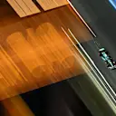 LAS VEGAS, NEVADA - NOVEMBER 23: Lance Stroll of Canada driving the (18) Aston Martin AMR24 Mercedes on the way to the grid prior to the F1 Grand Prix of Las Vegas at Las Vegas Strip Circuit on November 23, 2024 in Las Vegas, Nevada. (Photo by Clive Mason/Getty Images)