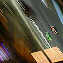 LAS VEGAS, NEVADA - NOVEMBER 23: Oscar Piastri of Australia driving the (81) McLaren MCL38 Mercedes on the way to the grid prior to the F1 Grand Prix of Las Vegas at Las Vegas Strip Circuit on November 23, 2024 in Las Vegas, Nevada. (Photo by Clive Mason/Getty Images)