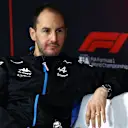 LAS VEGAS, NEVADA - NOVEMBER 21: Oliver Oakes, Team Principal of Alpine F1 attends the Team Principals Press Conference during practice ahead of the F1 Grand Prix of Las Vegas at Las Vegas Strip Circuit on November 21, 2024 in Las Vegas, Nevada. (Photo by Clive Rose/Getty Images)