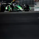 LAS VEGAS, NEVADA - NOVEMBER 21: Zhou Guanyu of China driving the (24) Kick Sauber C44 Ferrari on track during practice ahead of the F1 Grand Prix of Las Vegas at Las Vegas Strip Circuit on November 21, 2024 in Las Vegas, Nevada. (Photo by Chris Graythen/Getty Images)