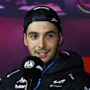 LAS VEGAS, NEVADA - NOVEMBER 20: Esteban Ocon of France and Alpine F1 attends the Drivers Press Conference during previews ahead of the F1 Grand Prix of Las Vegas at Las Vegas Strip Circuit on November 20, 2024 in Las Vegas, Nevada. (Photo by Clive Rose/Getty Images)