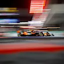 LAS VEGAS, NEVADA - NOVEMBER 22: Lando Norris of Great Britain driving the (4) McLaren MCL38 Mercedes on track during qualifying ahead of the F1 Grand Prix of Las Vegas at Las Vegas Strip Circuit on November 22, 2024 in Las Vegas, Nevada. (Photo by Chris Graythen/Getty Images)