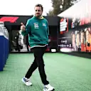 MEXICO CITY, MEXICO - OCTOBER 27: Fernando Alonso of Spain and Aston Martin F1 Team walks in the Paddock prior to the F1 Grand Prix of Mexico at Autodromo Hermanos Rodriguez on October 27, 2024 in Mexico City, Mexico. (Photo by Jared C. Tilton/Getty Images)