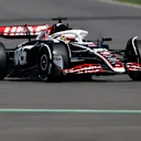 MEXICO CITY, MEXICO - OCTOBER 25: Kevin Magnussen of Denmark driving the (20) Haas F1 VF-24 Ferrari on track during practice ahead of the F1 Grand Prix of Mexico at Autodromo Hermanos Rodriguez on October 25, 2024 in Mexico City, Mexico. (Photo by Chris Graythen/Getty Images)