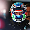MEXICO CITY, MEXICO - OCTOBER 25: Andrea Kimi Antonelli of Italy and Mercedes prepares to drive in the garage during practice ahead of the F1 Grand Prix of Mexico at Autodromo Hermanos Rodriguez on October 25, 2024 in Mexico City, Mexico. (Photo by Bryn Lennon - Formula 1/Formula 1 via Getty Images)