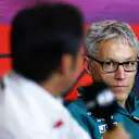 MEXICO CITY, MEXICO - OCTOBER 25: Mike Krack, Team Principal of the Aston Martin F1 Team attends the Team Principals Press Conference during practice ahead of the F1 Grand Prix of Mexico at Autodromo Hermanos Rodriguez on October 25, 2024 in Mexico City, Mexico. (Photo by Bryn Lennon/Getty Images)