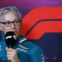 MEXICO CITY, MEXICO - OCTOBER 25: Mike Krack, Team Principal of the Aston Martin F1 Team attends the Team Principals Press Conference during practice ahead of the F1 Grand Prix of Mexico at Autodromo Hermanos Rodriguez on October 25, 2024 in Mexico City, Mexico. (Photo by Bryn Lennon/Getty Images)
