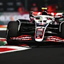 MEXICO CITY, MEXICO - OCTOBER 25: Nico Hulkenberg of Germany driving the (27) Haas F1 VF-24 Ferrari on track during practice ahead of the F1 Grand Prix of Mexico at Autodromo Hermanos Rodriguez on October 25, 2024 in Mexico City, Mexico. (Photo by Peter Fox - Formula 1/Formula 1 via Getty Images)
