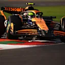 MEXICO CITY, MEXICO - OCTOBER 25: Lando Norris of Great Britain driving the (4) McLaren MCL38 Mercedes on track during practice ahead of the F1 Grand Prix of Mexico at Autodromo Hermanos Rodriguez on October 25, 2024 in Mexico City, Mexico. (Photo by Jared C. Tilton/Getty Images)