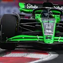 MEXICO CITY, MEXICO - OCTOBER 26: Valtteri Bottas of Finland driving the (77) Kick Sauber C44 Ferrari on track during final practice ahead of the F1 Grand Prix of Mexico at Autodromo Hermanos Rodriguez on October 26, 2024 in Mexico City, Mexico. (Photo by Rudy Carezzevoli/Getty Images)
