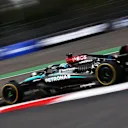 MEXICO CITY, MEXICO - OCTOBER 26: George Russell of Great Britain driving the (63) Mercedes AMG Petronas F1 Team W15 on track during qualifying ahead of the F1 Grand Prix of Mexico at Autodromo Hermanos Rodriguez on October 26, 2024 in Mexico City, Mexico. (Photo by Jared C. Tilton/Getty Images)