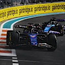 MIAMI, FLORIDA - MAY 05: Alexander Albon of Thailand driving the (23) Williams FW46 Mercedes leads Esteban Ocon of France driving the (31) Alpine F1 A524 Renault on track during the F1 Grand Prix of Miami at Miami International Autodrome on May 05, 2024 in Miami, Florida. (Photo by Clive Mason/Getty Images)