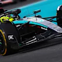 MIAMI, FLORIDA - MAY 05: Lewis Hamilton of Great Britain driving the (44) Mercedes AMG Petronas F1 Team W15 on track during the F1 Grand Prix of Miami at Miami International Autodrome on May 05, 2024 in Miami, Florida. (Photo by Mark Thompson/Getty Images)