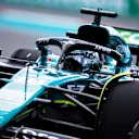 MIAMI, FLORIDA - MAY 03: Lance Stroll of Canada driving the (18) Aston Martin AMR24 Mercedes on track during practice ahead of the F1 Grand Prix of Miami at Miami International Autodrome on May 03, 2024 in Miami, Florida. (Photo by Chris Graythen/Getty Images)