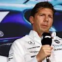 MIAMI, FLORIDA - MAY 03: James Vowles, Team Principal of Williams attends the Team Principals Press Conference after practice ahead of the F1 Grand Prix of Miami at Miami International Autodrome on May 03, 2024 in Miami, Florida. (Photo by Clive Rose/Getty Images)