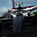 MIAMI, FLORIDA - MAY 03: Nico Hulkenberg of Germany driving the (27) Haas F1 VF-24 Ferrari on track during practice ahead of the F1 Grand Prix of Miami at Miami International Autodrome on May 03, 2024 in Miami, Florida. (Photo by Rudy Carezzevoli/Getty Images)