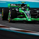 MIAMI, FLORIDA - MAY 03: Zhou Guanyu of China driving the (24) Kick Sauber C44 Ferrari on track during Sprint Qualifying ahead of the F1 Grand Prix of Miami at Miami International Autodrome on May 03, 2024 in Miami, Florida. (Photo by Chris Graythen/Getty Images)