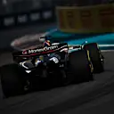 MIAMI, FLORIDA - MAY 03: Kevin Magnussen of Denmark driving the (20) Haas F1 VF-24 Ferrari on track during Sprint Qualifying ahead of the F1 Grand Prix of Miami at Miami International Autodrome on May 03, 2024 in Miami, Florida. (Photo by Chris Graythen/Getty Images)