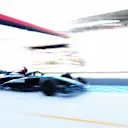 MIAMI, FLORIDA - MAY 04: George Russell of Great Britain driving the (63) Mercedes AMG Petronas F1 Team W15 in the Pitlane during qualifying ahead of the F1 Grand Prix of Miami at Miami International Autodrome on May 04, 2024 in Miami, Florida. (Photo by Mark Thompson/Getty Images)
