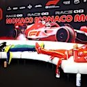 MONTE-CARLO, MONACO - MAY 26: Second placed Oscar Piastri of Australia and McLaren and Third placed Carlos Sainz of Spain and Ferrari wait for Race winner Charles Leclerc of Monaco and Ferrari to arrive in the press conference after the F1 Grand Prix of Monaco at Circuit de Monaco on May 26, 2024 in Monte-Carlo, Monaco. (Photo by Clive Rose/Getty Images)