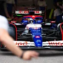 MONTE-CARLO, MONACO - MAY 24: Daniel Ricciardo of Australia driving the (3) Visa Cash App RB VCARB 01 leaves the garage during practice ahead of the F1 Grand Prix of Monaco at Circuit de Monaco on May 24, 2024 in Monte-Carlo, Monaco. (Photo by Rudy Carezzevoli/Getty Images)
