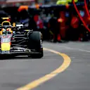 MONTE-CARLO, MONACO - MAY 24: Sergio Perez of Mexico driving the (11) Oracle Red Bull Racing RB20 in the Pitlane during practice ahead of the F1 Grand Prix of Monaco at Circuit de Monaco on May 24, 2024 in Monte-Carlo, Monaco. (Photo by Peter Fox - Formula 1/Formula 1 via Getty Images)