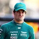 MONTE-CARLO, MONACO - MAY 25: 14th placed qualifier Lance Stroll of Canada and Aston Martin F1 Team walks in the Pitlane during qualifying ahead of the F1 Grand Prix of Monaco at Circuit de Monaco on May 25, 2024 in Monte-Carlo, Monaco. (Photo by Bryn Lennon - Formula 1/Formula 1 via Getty Images)