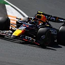 ZANDVOORT, NETHERLANDS - AUGUST 25: Sergio Perez of Mexico driving the (11) Oracle Red Bull Racing RB20 on track during the F1 Grand Prix of Netherlands at Circuit Zandvoort on August 25, 2024 in Zandvoort, Netherlands. (Photo by Mark Thompson/Getty Images)