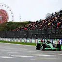 ZANDVOORT, NETHERLANDS - AUGUST 23: A general view as Robert Shwartzman of Israel drives the (97) Kick Sauber C44 Ferrari on track during practice ahead of the F1 Grand Prix of Netherlands at Circuit Zandvoort on August 23, 2024 in Zandvoort, Netherlands. (Photo by Mark Thompson/Getty Images)