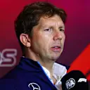 ZANDVOORT, NETHERLANDS - AUGUST 23: James Vowles, Team Principal of Williams attends the Team Principals Press Conference during practice ahead of the F1 Grand Prix of Netherlands at Circuit Zandvoort on August 23, 2024 in Zandvoort, Netherlands. (Photo by Clive Rose/Getty Images)