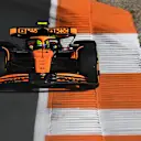 ZANDVOORT, NETHERLANDS - AUGUST 23: Lando Norris of Great Britain driving the (4) McLaren MCL38 Mercedes on track during practice ahead of the F1 Grand Prix of Netherlands at Circuit Zandvoort on August 23, 2024 in Zandvoort, Netherlands. (Photo by Rudy Carezzevoli/Getty Images)