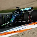 ZANDVOORT, NETHERLANDS - AUGUST 23: Lance Stroll of Canada driving the (18) Aston Martin AMR24 Mercedes on track during practice ahead of the F1 Grand Prix of Netherlands at Circuit Zandvoort on August 23, 2024 in Zandvoort, Netherlands. (Photo by Clive Rose/Getty Images)