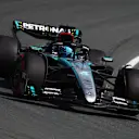 ZANDVOORT, NETHERLANDS - AUGUST 24: George Russell of Great Britain driving the (63) Mercedes AMG Petronas F1 Team W15 on track during qualifying ahead of the F1 Grand Prix of Netherlands at Circuit Zandvoort on August 24, 2024 in Zandvoort, Netherlands. (Photo by Clive Rose/Getty Images)