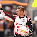 ZANDVOORT, NETHERLANDS - AUGUST 24: 14th place qualifier Nico Hulkenberg of Germany and Haas F1 acknowledges the fans from the Pitlane during qualifying ahead of the F1 Grand Prix of Netherlands at Circuit Zandvoort on August 24, 2024 in Zandvoort, Netherlands. (Photo by Bryn Lennon - Formula 1/Formula 1 via Getty Images)