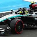 ZANDVOORT, NETHERLANDS - AUGUST 24: Lewis Hamilton of Great Britain driving the (44) Mercedes AMG Petronas F1 Team W15 on track during qualifying ahead of the F1 Grand Prix of Netherlands at Circuit Zandvoort on August 24, 2024 in Zandvoort, Netherlands. (Photo by Peter Fox - Formula 1/Formula 1 via Getty Images)