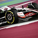 LUSAIL CITY, QATAR - NOVEMBER 29: Nico Hulkenberg of Germany driving the (27) Haas F1 VF-24 Ferrari on track during Sprint Qualifying ahead of the F1 Grand Prix of Qatar at Lusail International Circuit on November 29, 2024 in Lusail City, Qatar. (Photo by Mark Thompson/Getty Images)