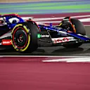 LUSAIL CITY, QATAR - NOVEMBER 29: Liam Lawson of New Zealand driving the (30) Visa Cash App RB VCARB 01 on track  during Sprint Qualifying ahead of the F1 Grand Prix of Qatar at Lusail International Circuit on November 29, 2024 in Lusail City, Qatar. (Photo by Mark Thompson/Getty Images)