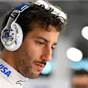 JEDDAH, SAUDI ARABIA - MARCH 09: Daniel Ricciardo of Australia and Visa Cash App RB prepares to drive in the garage during the F1 Grand Prix of Saudi Arabia at Jeddah Corniche Circuit on March 09, 2024 in Jeddah, Saudi Arabia. (Photo by Rudy Carezzevoli/Getty Images)