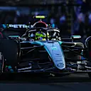 JEDDAH, SAUDI ARABIA - MARCH 07: Lewis Hamilton of Great Britain driving the (44) Mercedes AMG Petronas F1 Team W15 in the Pitlane during practice ahead of the F1 Grand Prix of Saudi Arabia at Jeddah Corniche Circuit on March 07, 2024 in Jeddah, Saudi Arabia. (Photo by Bryn Lennon - Formula 1/Formula 1 via Getty Images)
